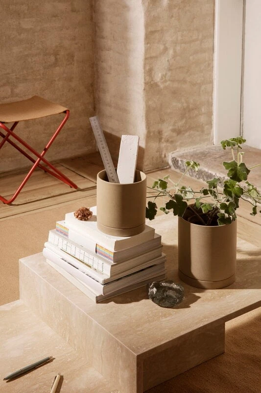 Ferm LIVING Pot Sekki, L, Sable 2 Ferm LIVING Pot Sekki, L, Sable – Image 2