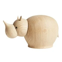 Woud Figurine Moyenne Rina Rhinoceros