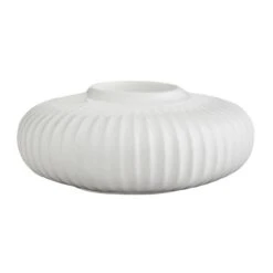 Kähler Bougeoir Pour Bougie Chauffe-plat Hammershøi 50 mm, Blanc