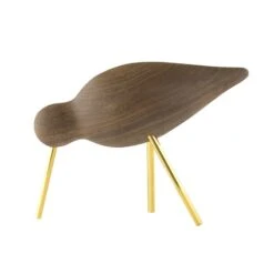 Normann Copenhagen Shorebird, Moyen Modèle, Noyer - laiton