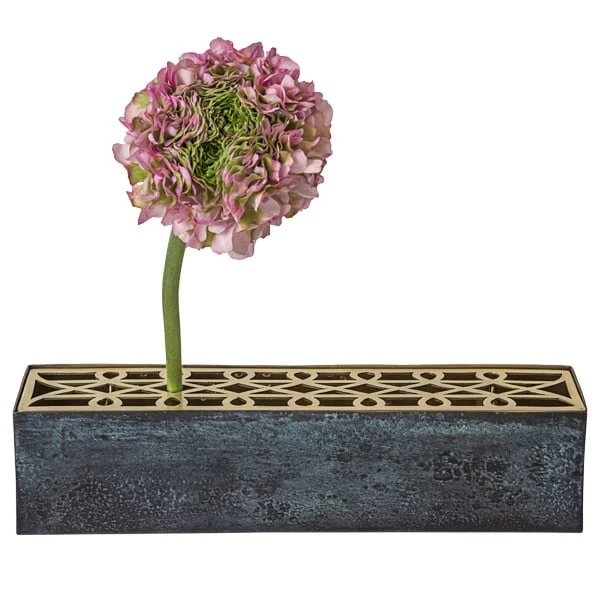 Klong Vase Äng, Rectangulaire, Laiton 1 Klong Vase Äng, Rectangulaire, Laiton