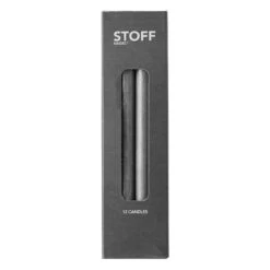 STOFF Copenhagen 12 bougies Coniques STOFF Nagel, Anthracite
