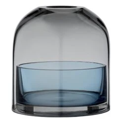 AYTM Photophore En Forme De Lanterne Tota, Noir - bleu