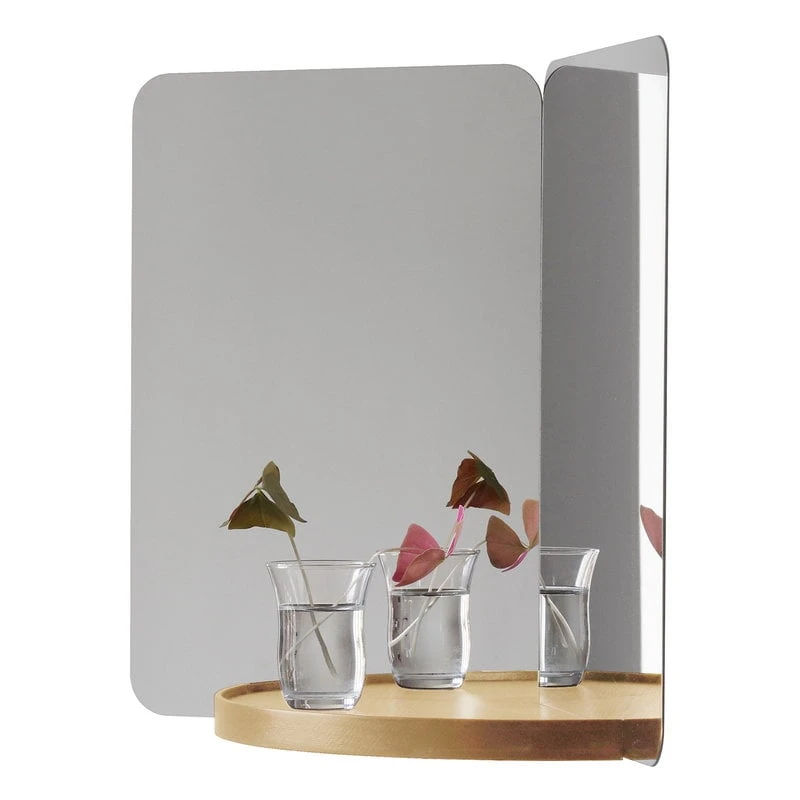 Artek Miroir 124°, Modèle Moyen, étagère En Frêne 1 Artek Miroir 124°, Modèle Moyen, étagère En Frêne