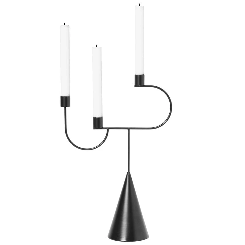 Ferm LIVING Chandelier Avant, Noir 1 Ferm LIVING Chandelier Avant, Noir