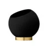 AYTM Pot De Fleurs Globe, Modèle XS, Noir