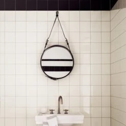 GUBI Miroir Adnet M, Brun Clair -Ménagers Décoration Boutique 116Gubi iso 2