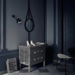 GUBI Miroir Adnet S, Brun Clair -Ménagers Décoration Boutique 117Gubi iso 1