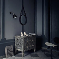 GUBI Miroir Adnet S, Noir -Ménagers Décoration Boutique 117Gubi iso