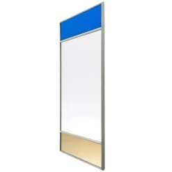 Magis Miroir Vitrail, 70 x 50 cm, Gris Clair