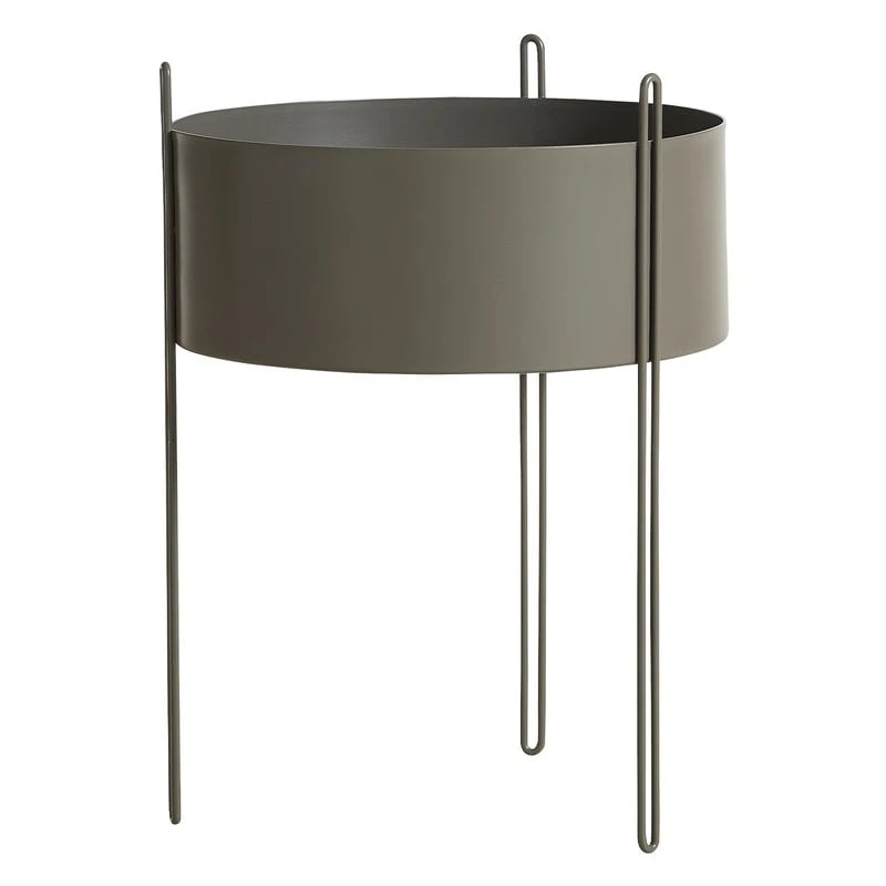 Woud Grande Jardinière Pidestall, Taupe 1 Woud Grande Jardinière Pidestall, Taupe