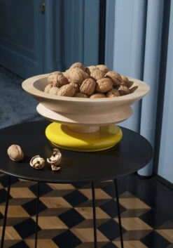 Alessi Centre De Table Sottsass, Jaune -Ménagers Décoration Boutique 11 Alessi ES15 V