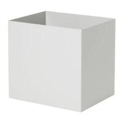 Ferm LIVING Pot Plant Box, Carré, Gris Clair