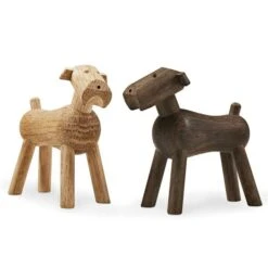 Kay Bojesen Chien Tim, Brun Clair -Ménagers Décoration Boutique 121 KayBojesen iso