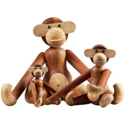 Kay Bojesen Wooden Monkey, Modèle Moyen, Teck 10 Kay Bojesen Wooden Monkey, Modèle Moyen, Teck -Ménagers Décoration Boutique 129 KayBojesen iso