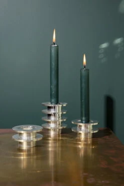 Fritz Hansen Bougeoir Louise, Argent -Ménagers Décoration Boutique 14078 Happy Holidays 2019