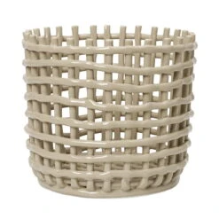 Ferm LIVING Grand Panier Ceramic, Cashmere