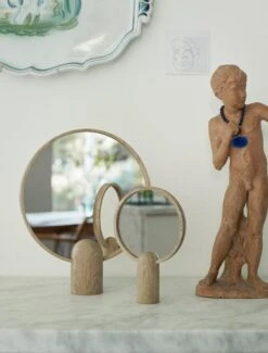 Skagerak Miroir Aino, Grand Modèle, Chêne -Ménagers Décoration Boutique 1480004 1480003 M 1