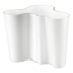 Iittala Vase Aalto 160 mm, Blanc