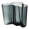 Iittala Vase Aalto 160 mm, Gris Foncé