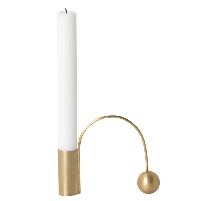Ferm LIVING Bougeoir Balance, Laiton 1 Ferm LIVING Bougeoir Balance, Laiton