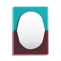 Petite Friture Miroir Wander, 40 x 55 cm, émeraude - Cerise