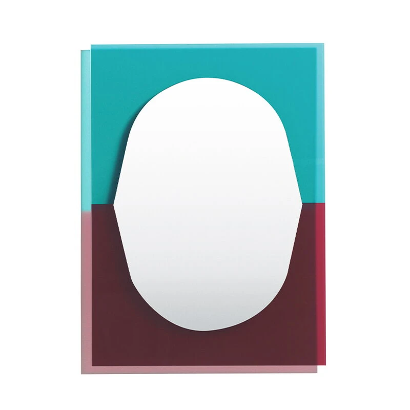 Petite Friture Miroir Wander, 40 x 55 cm, émeraude - Cerise 1 Petite Friture Miroir Wander, 40 x 55 cm, émeraude - Cerise