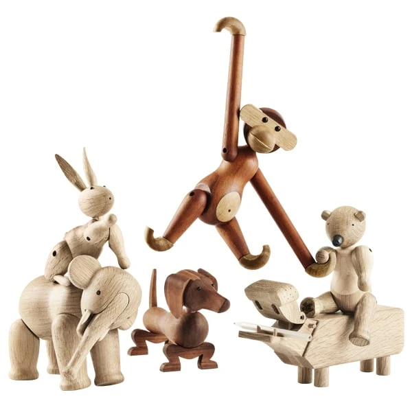 Kay Bojesen Wooden Monkey, Petit Modèle, Teck 3 Kay Bojesen Wooden Monkey, Petit Modèle, Teck – Image 3