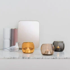 Iittala Bougeoir Bougie Chauffe-plat Kaasa, Gris -Ménagers Décoration Boutique 1IittalaKaasa iso