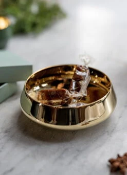 Skultuna Bol Ballerina, M, Laiton -Ménagers Décoration Boutique 1Skultuna SL764 2 Ballerina bowl Medium EE