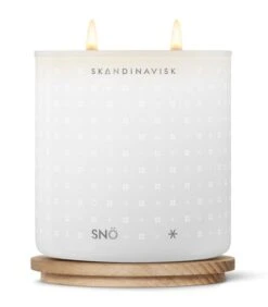 Skandinavisk Bougie Parfumée Avec Couvercle, SNÖ, 400 g -Ménagers Décoration Boutique 20114 3 SNO CANDLE 400G