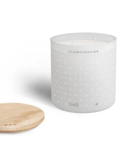 Skandinavisk Bougie Parfumée Avec Couvercle, SNÖ, 400 g -Ménagers Décoration Boutique 20114 4 SNO CANDLE 400G