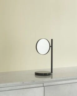 Normann Copenhagen Miroir De Table Pose, Noir -Ménagers Décoration Boutique 2022 Pose Mirror Black 02