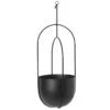 Ferm LIVING Pot De Fleurs Hanging Deco, Noir