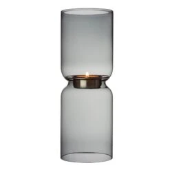 Iittala Bougeoir Lantern 250 mm, Gris Foncé