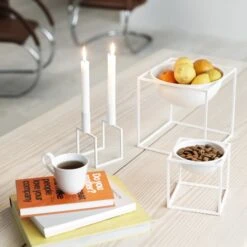 By Lassen Bol Kubus, Petit Modèle, Blanc 9 By Lassen Bol Kubus, Petit Modèle, Blanc -Ménagers Décoration Boutique 24ByLassen iso 1