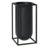 By Lassen Vase Kubus Lolo, Noir