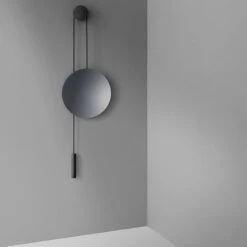 New Works Miroir Mural Rise & Shine, Acier Noir -Ménagers Décoration Boutique 2NewworksSS2017 iso HV