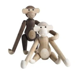 Kay Bojesen Singe En Bois Wooden Monkey, Petit Modèle, Chêne - érable -Ménagers Décoration Boutique 2monkey HV 1