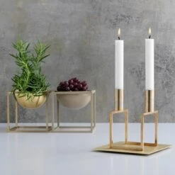 By Lassen Bougeoir Line, Laiton 8 By Lassen Bougeoir Line, Laiton -Ménagers Décoration Boutique 311 ByLassen iso