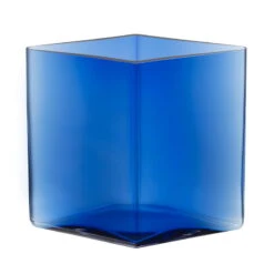 Iittala Vase Ruutu, 205 x 180 mm, Bleu Outremer