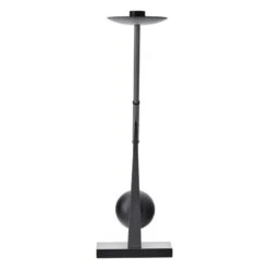 MENU Bougeoir Interconnect, Acier Noir -Ménagers Décoration Boutique 4709539 Interconnect Candle Holder Black Back