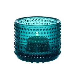 Iittala Photophore Kastehelmi 64 mm, Bleu Marine