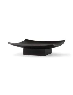 MENU Plateau Relevé, Marron Foncé -Ménagers Décoration Boutique 4787539 Relev Platter Wood Black angle