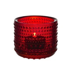 Iittala Photophore Kastehelmi 64 mm, Cranberry