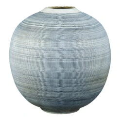 Klassik Studio Vase Como, 31 cm, Bleu