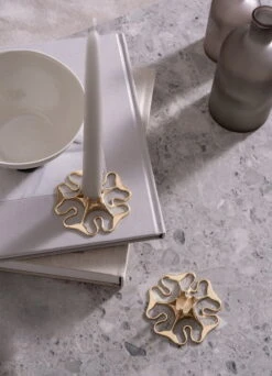 Skultuna Bougeoir Rose, Laiton -Ménagers Décoration Boutique 4Skultuna SL755 Rose EE