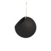 AYTM Petit Pot De Fleurs Suspendu Globe, Noir - Doré
