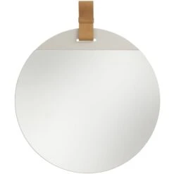 Ferm LIVING Miroir Enter, Grand Modèle, Brun