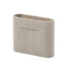 Muuto Vase Ridge, 16,5 cm, Beige